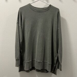 Aerie Oversized Crew Neck Sweatshirt